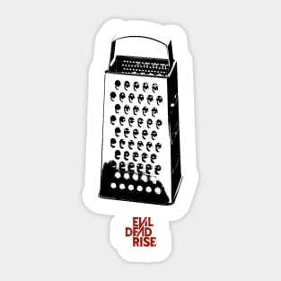 Evil Dead Rise cheese grater Sticker